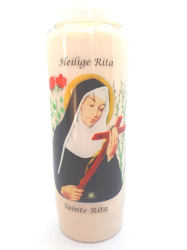Bougie Neuvaine Sainte Rita