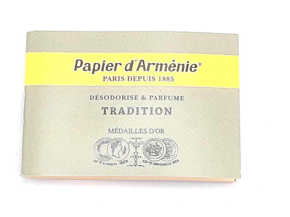 Papier d'Arménie - Purification
